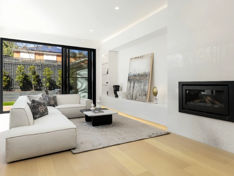 Melbourne private villa living room furniture reference by George Group