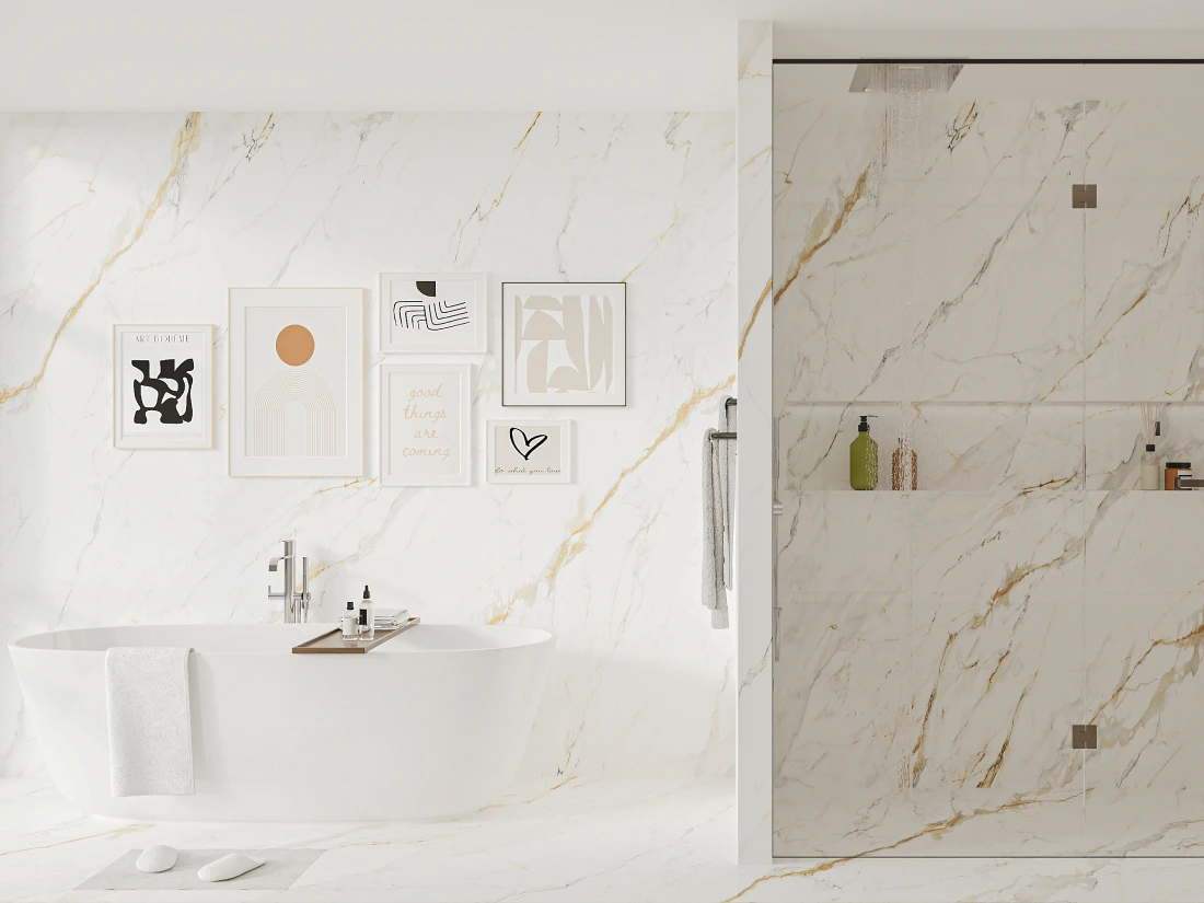 Sanitary ware catalog showing bathroom products