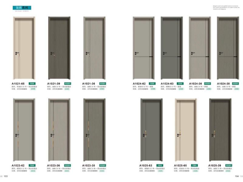 Preview image for the Carbon Crystal Aluminium Door Catalog 2800