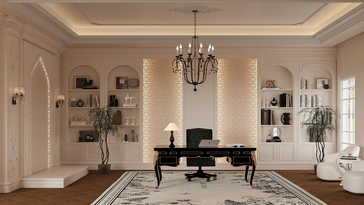 George Group product collections including cabinetry, furniture, lighting and interior materials