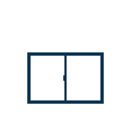 Aluminium sliding window opening animation