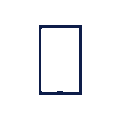 Aluminium casement window opening animation