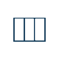 Aluminium folding window opening animation